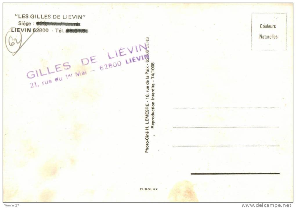 CPM   LIEVIN   Les Gilles De Liévin - Lievin