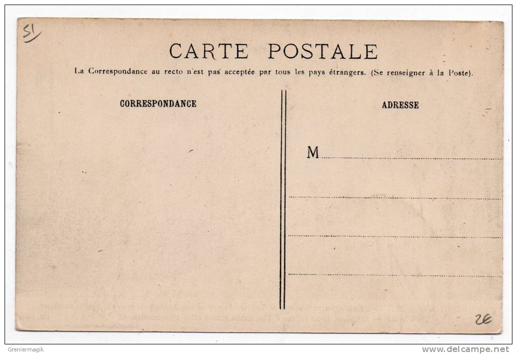 Cpa 51 L'Epine (entre Châlons Et Reims) - Vue De La Rue Principale Après Le Bombardement - La Guerre De 1914 - WW1 - L'Epine