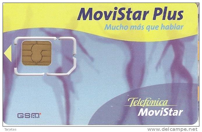 GSMT-043/1 TARJETA GSM NUEVA CON CHIP ORIGINAL Y EN PERFECTAS CONDICIONES (NUMEROS BLANCOS) - Telefonica