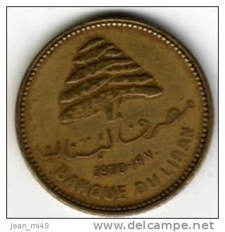 LIBAN -(république Du Liban) - 5 PIASTRES, - 1970 - Lebanon