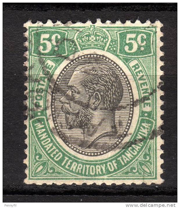 TANGANYIKA - 1926/31 YT 25 USED - Tanganyika (...-1932)