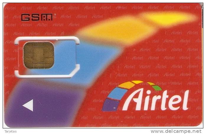 A-0?? TARJETA GSM DE ESPAÑA DE AIRTEL CON SU CHIP ORIGINAL (NUEVA-MINT) - Airtel