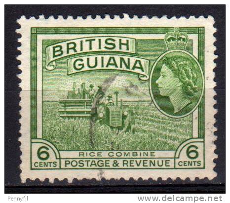 BRITISH GUIANA - 1954 YT 190 USED - Guyane Britannique (...-1966)