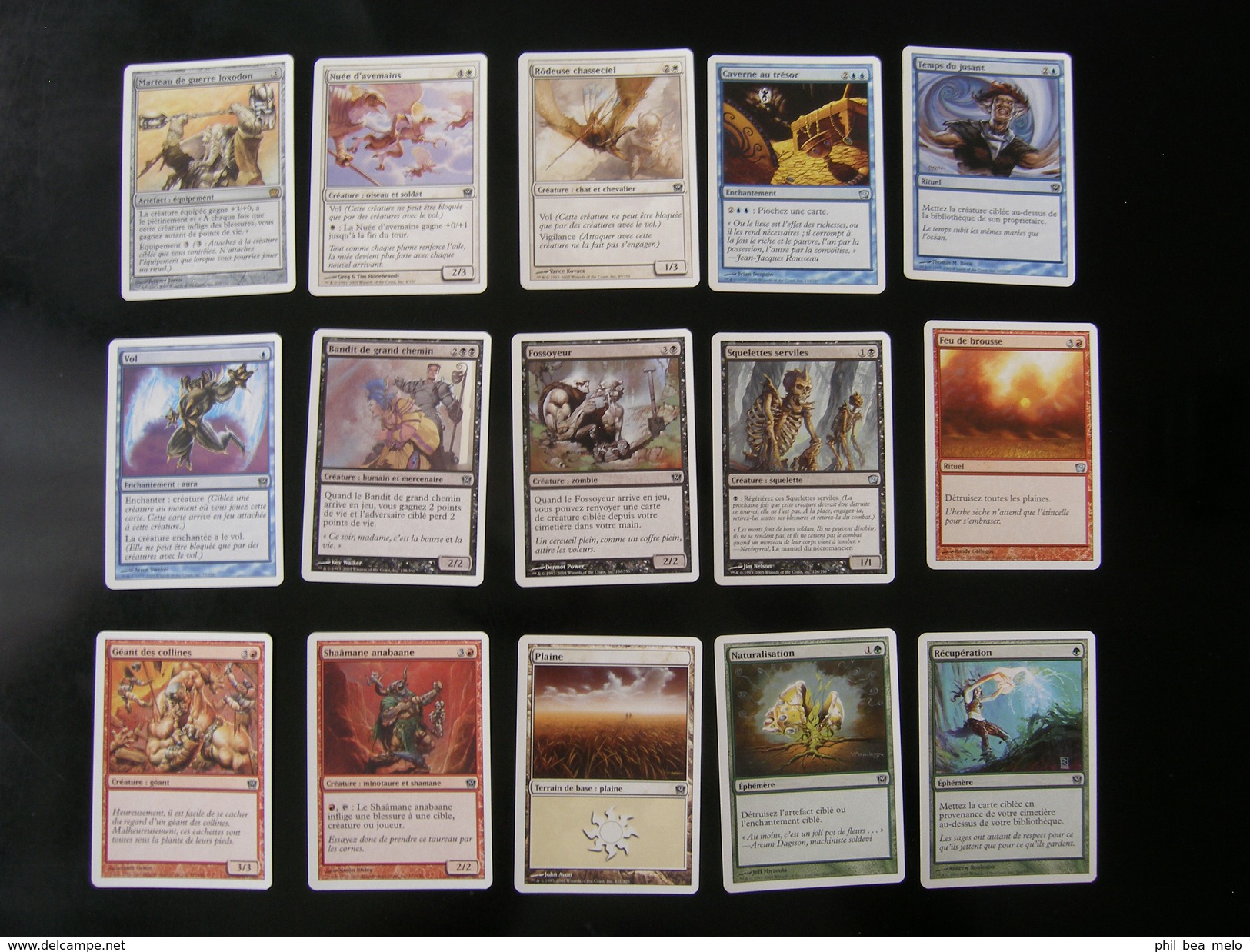 CARTE MAGIC THE GATHERING - 9ème EDITION - LOT 15 CARTES - Lots