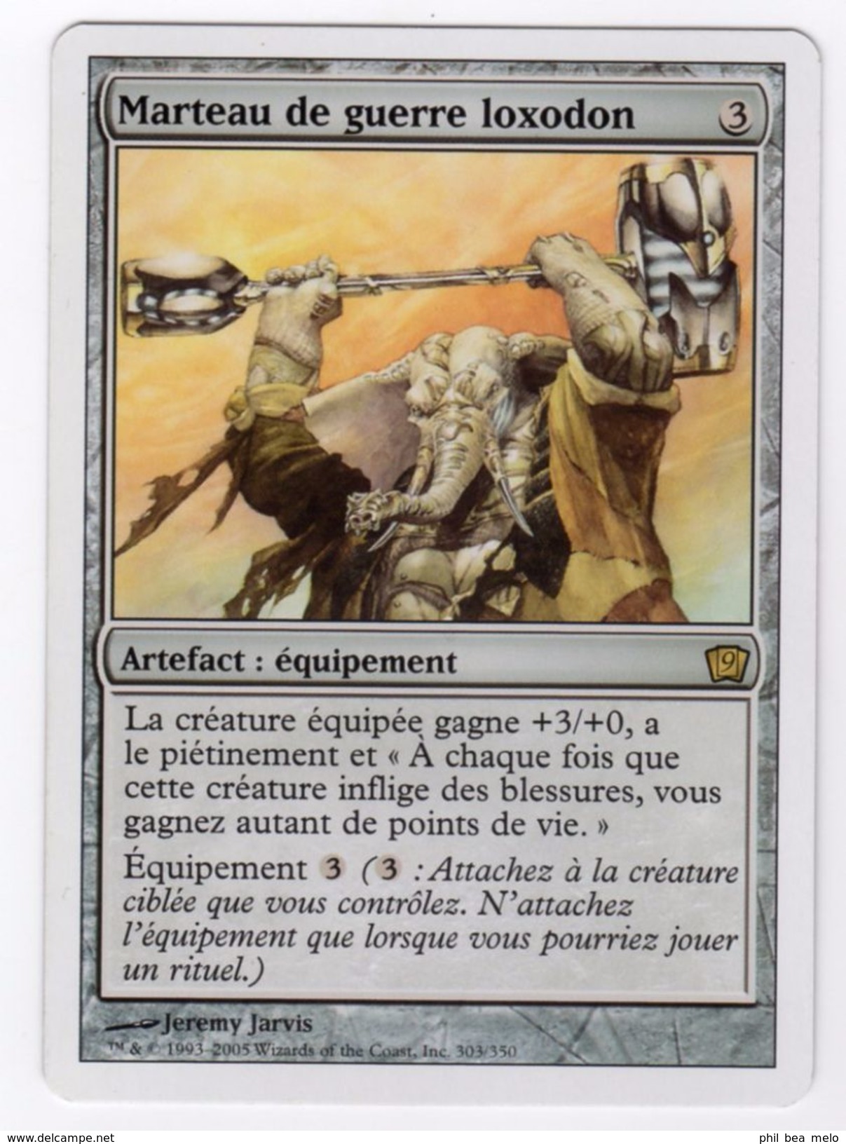 CARTE MAGIC THE GATHERING - 9ème EDITION - LOT 15 CARTES