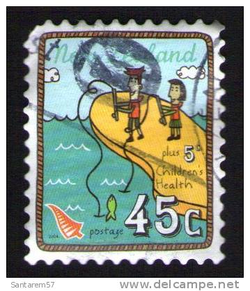 NOUVELLE ZELANDE Oblitéré Used Stamp Enfants à La Pêche 2004 WNS NZ045.04 - Gebraucht