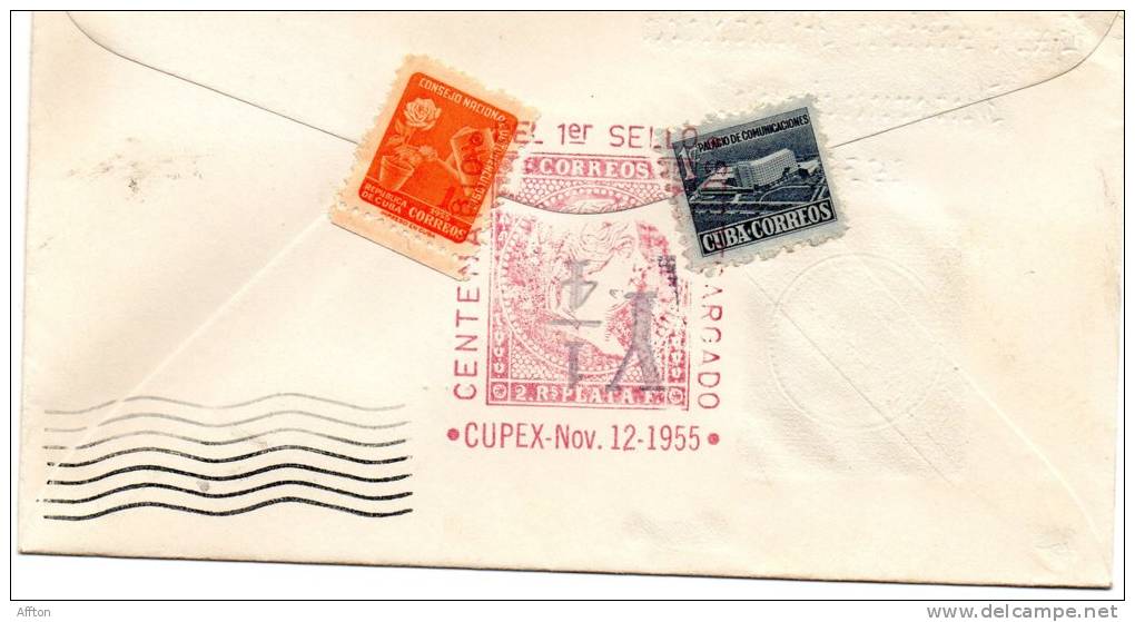 Cuba 1955 Cover To USA - Airmail