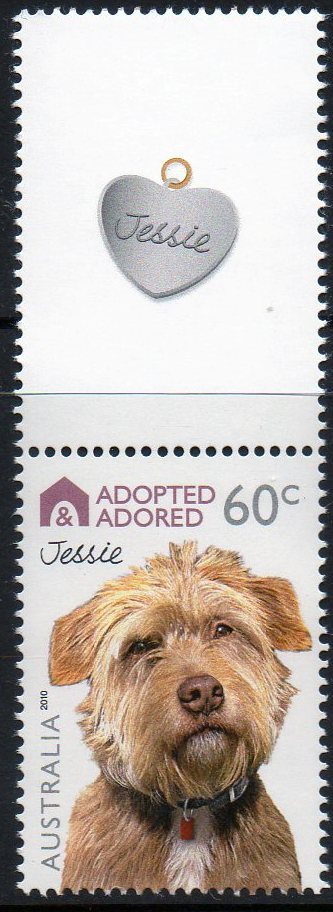 Australia 2010 Adopted & Adored 60c Jessie MNH + Tag - Mint Stamps