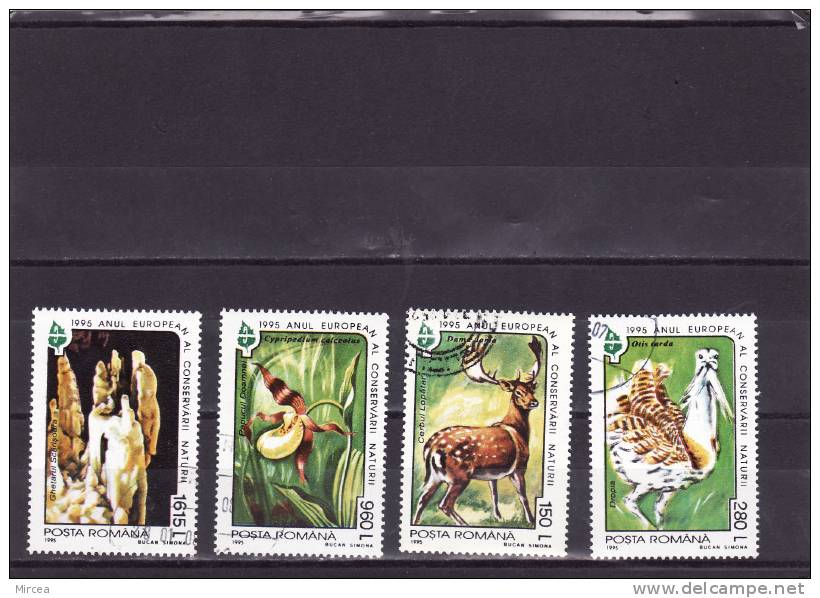 Roumanie 1995 -  Yv.no. 4257/60 , Serie Complete, Obliteres - Oblitérés