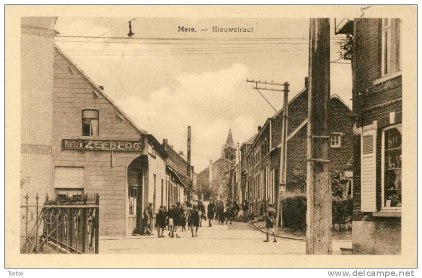 Mere - Nieuwstraat - Geanimeerd ( Verso Zien ) - Erpe-Mere