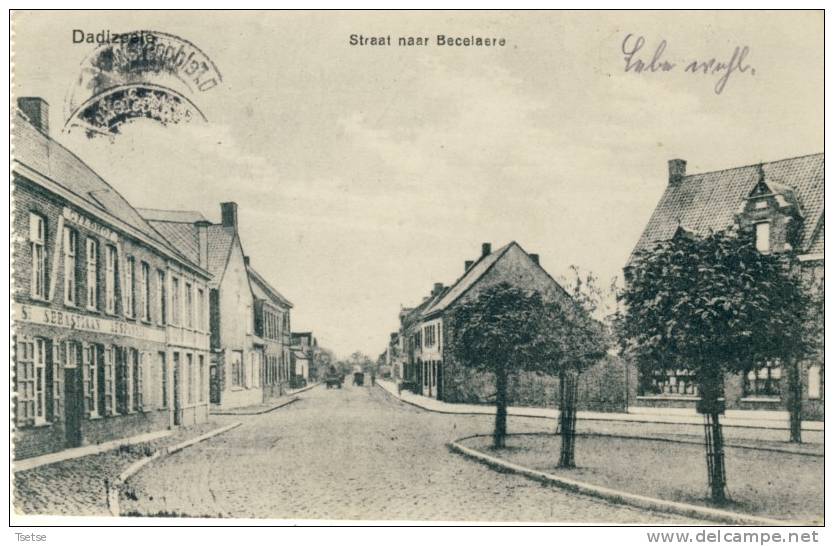 Dadizele - Straat Naar Becelaere - Feldpost -1916 ( Verso Zien ) - Moorslede