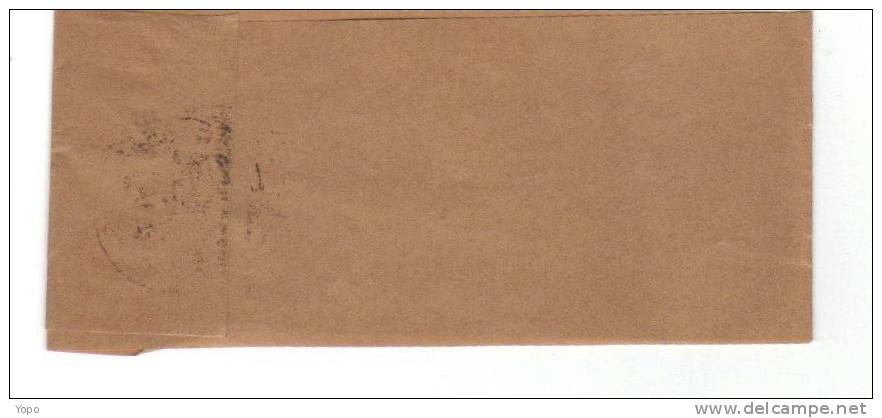 Bande Journal Intacte 1935, Oblitérée N° 426, Type 1C. Semeuse 277, Brun Olive - Bandes Pour Journaux