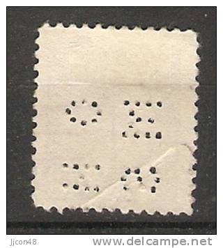 Canada  1942 War Effort  (o)  Perfin OHMS - Perforadas