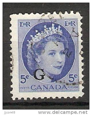 Canada  Queen Elizabeth II  (o)  Optd. G - Opdrukken