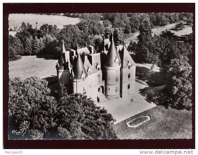 22 Moncontour Chateau De Bellevue Vue Aérienne édit. Combier N° 424-80 A - Moncontour