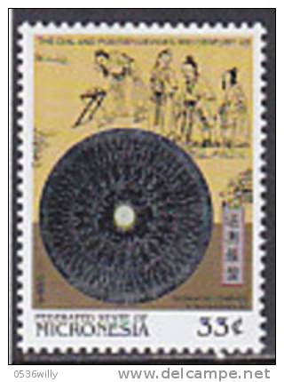 Mikronesien 1999. Wissenschaft U. Technologie In China - Geomantische Scheibe  (B.0760.4) - Micronesië