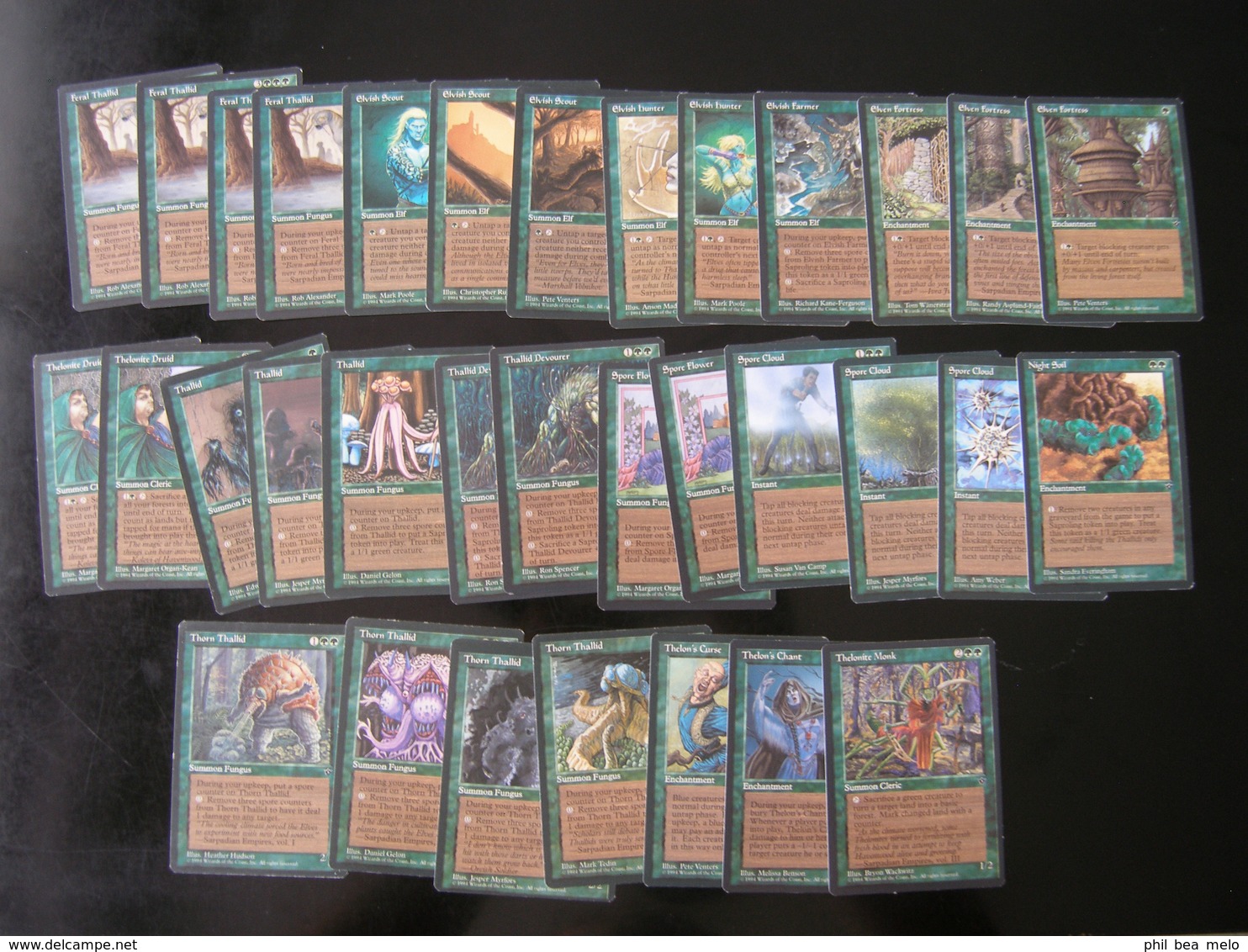 CARTE MAGIC THE GATHERING - FALLEN EMPIRES - LOT 179 CARTES EN ANGLAIS - VOIR PHOTOS ET DESCRIPTION