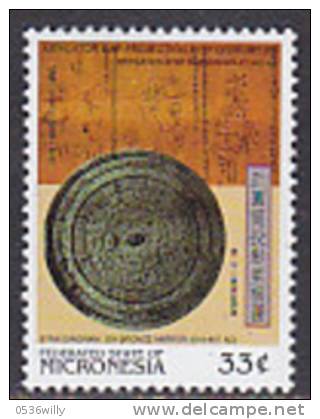 Mikronesien 1999. Wissenschaft U. Technologie In China - Sternkarte  (B.0760.16) - Micronesia