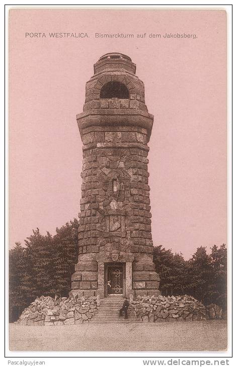 CPA PORTA WESTFALICA - BISMARCKTURM AUF DEM JAKOBSBERG - Porta Westfalica