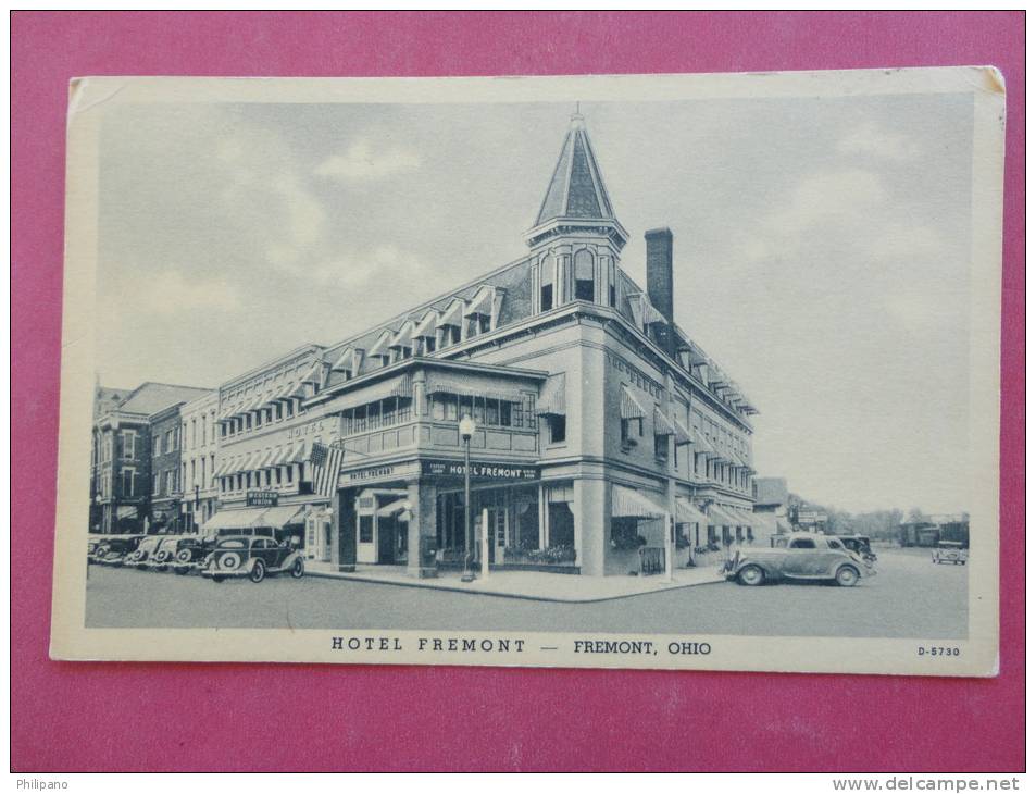 - Ohio >   Fremont  Hotel Fremont 1947 Cancel        Ref  885 - Sonstige & Ohne Zuordnung