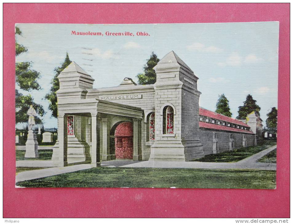 - Ohio > Greenville  Mausoleum 1911 Cancel        Ref  885 - Sonstige & Ohne Zuordnung