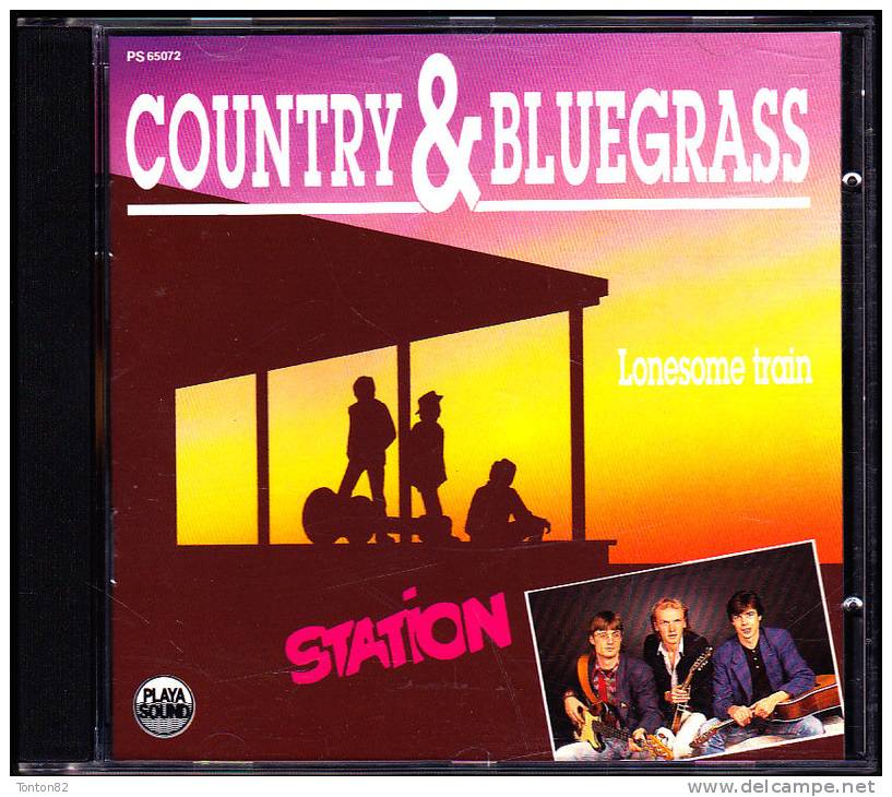 " STATION - Lonesome Train " / Country & Bluegrass  - 14 Titres . - Country Et Folk