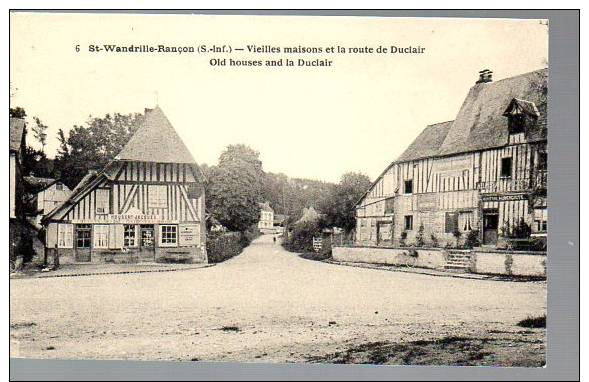 N° 846 - SAINT WANDRILLE RANCON - Route De Duclair - Saint-Wandrille-Rançon