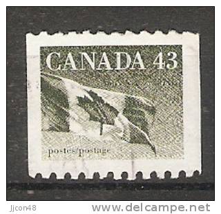 Canada  1992  Definitives; Flag  (o) - Coil Stamps