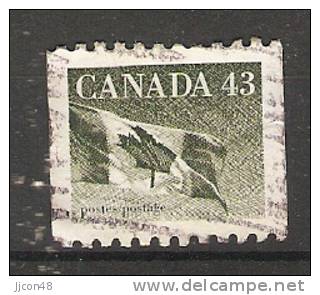Canada  1992  Definitives; Flag  (o) - Roulettes