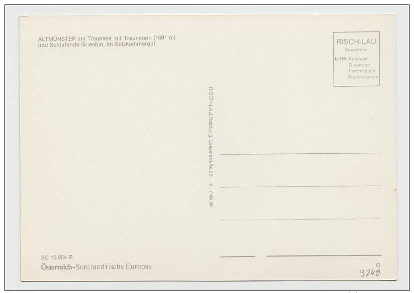 Altmünster Am Traunsee - Ungelaufen - Altri & Non Classificati