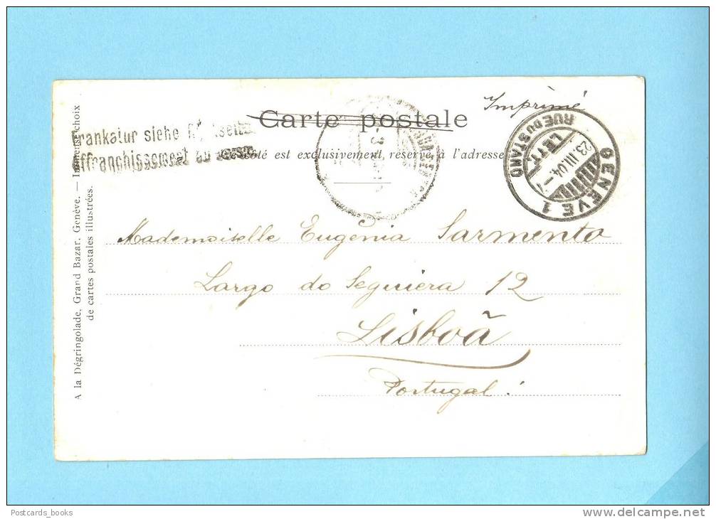GENEVE SUISSE Schweiz Svizzera - Bords De L'Arve.Old Postcard - Genève