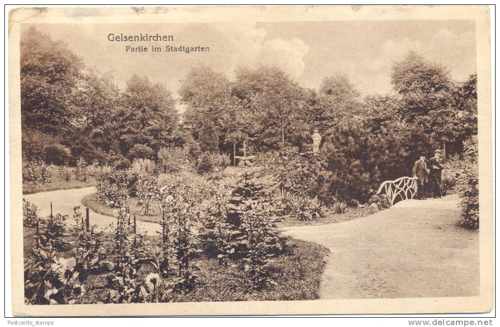 Gelsenkirchen, Partie Im Stadtgarten, Um 1920/30 - Gelsenkirchen