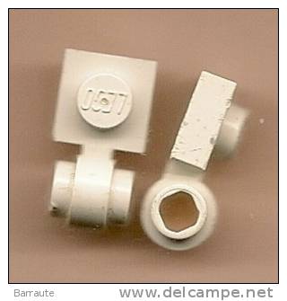 Lego 4081b Paire Plate Speciality Blanc - Figurines