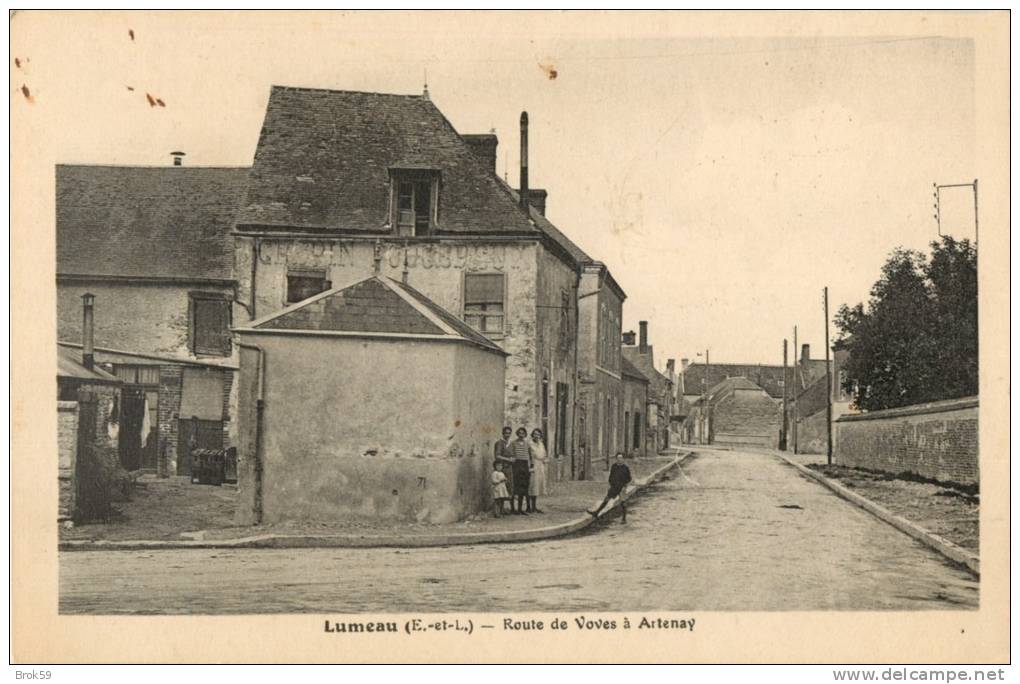 28 LUMEAU - ROUTE DE VOVES A ARTENAY - Other & Unclassified