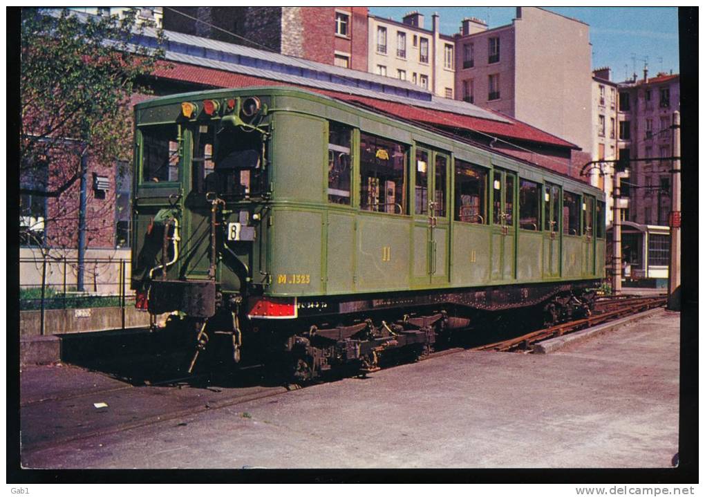 Metropolitain De Paris  --- Motrice Sprague Thomson A 4 Moteurs M4, Serie 1300 ( 1935 ) - Subway