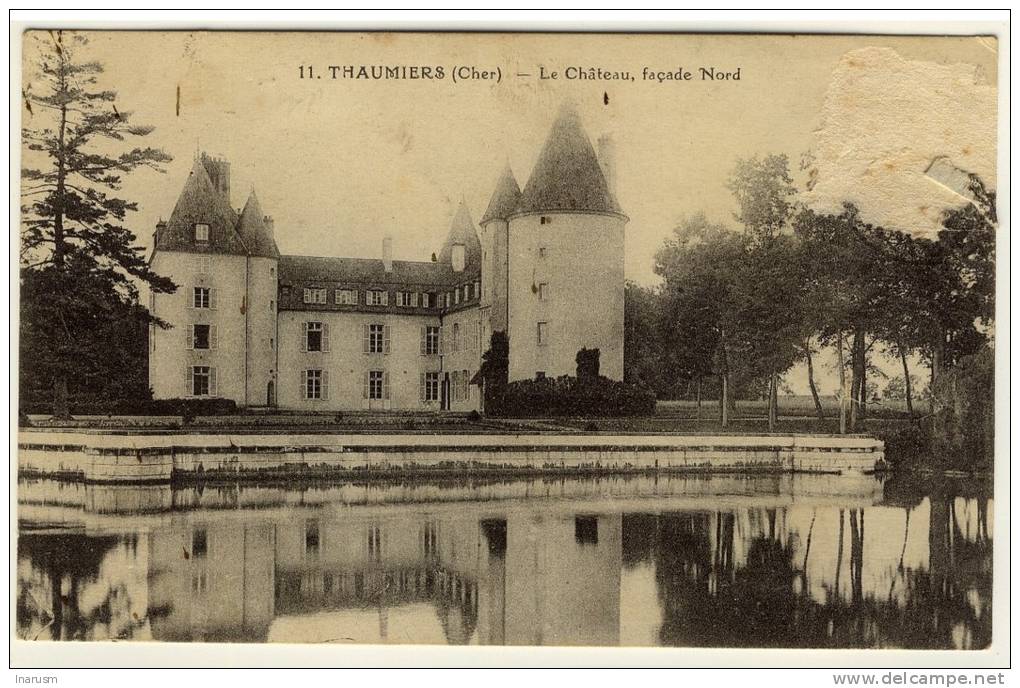 THAUMIERS  -  Vue D'ensemble Sur Le Château, Façade Nord  -  Ed. --,  N° 11 - Thaumiers