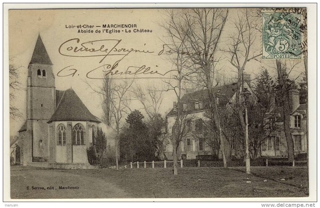 MARCHENOIR  -  L'église Et Le Château -  Ed. Serron,  N° -- - Marchenoir