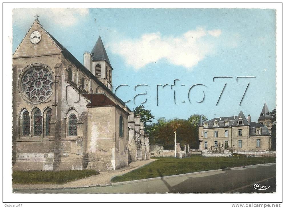 Précy-sur-Oise (60) :L´église Et Le Château "Les Lierres" En 1966 (animé). - Précy-sur-Oise