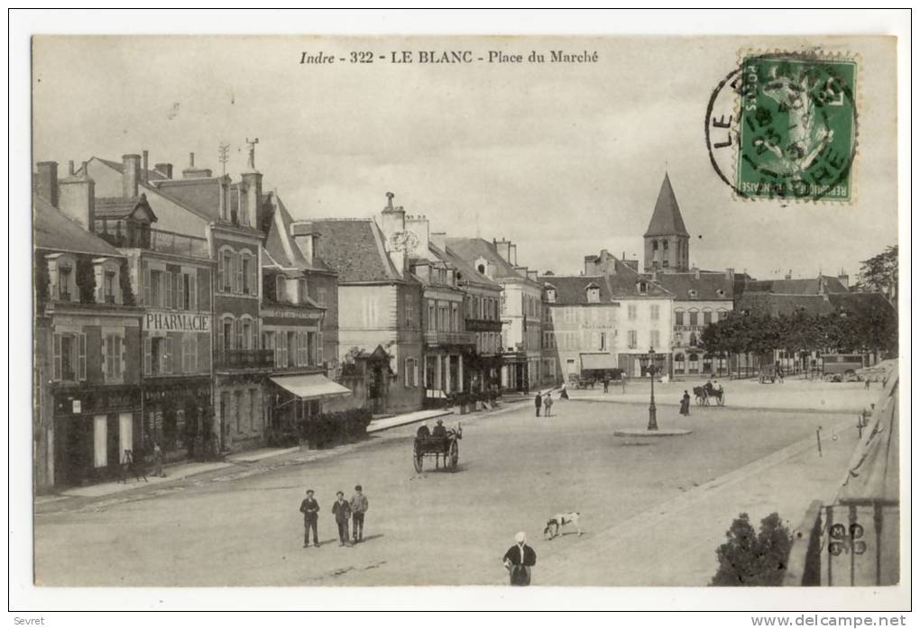 LE BLANC  - Place Du Marché. - Le Blanc