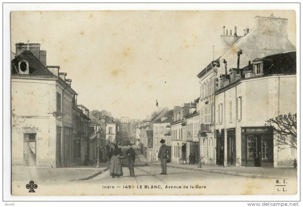 LE BLANC  -  Avenue De La Gare. - Le Blanc