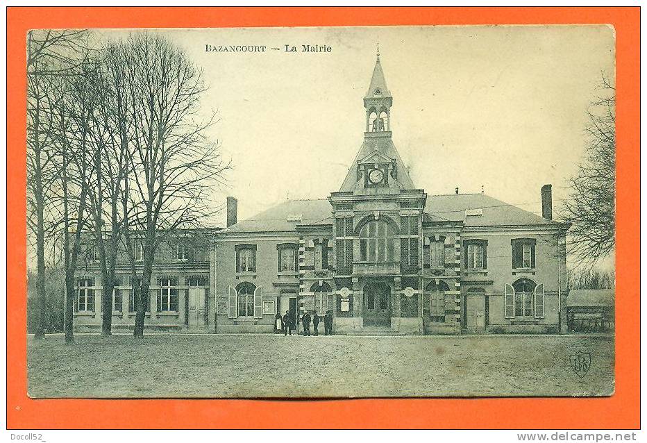 Dpt  51 Bazancourt  "  La Mairie  " - Bazancourt