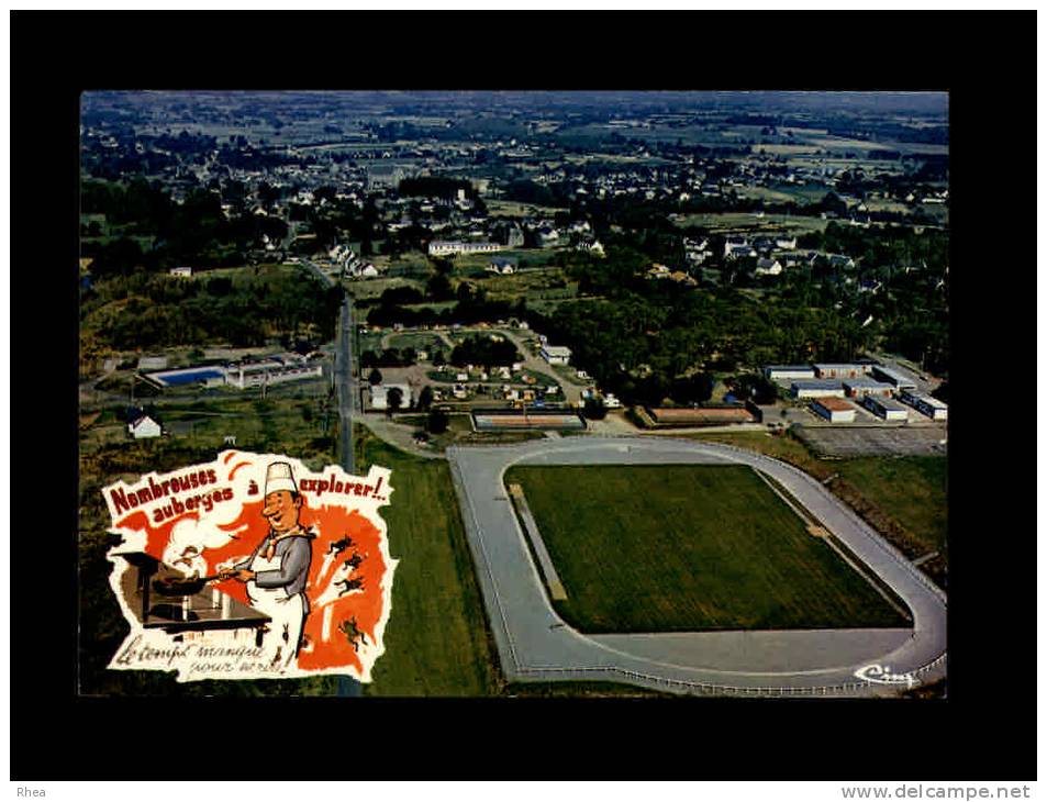 44 - GUEMENE-PENFAO - Vue D'ensemble De L'agglomération - Camping De L'Hermitage - Stade - Guémené-Penfao