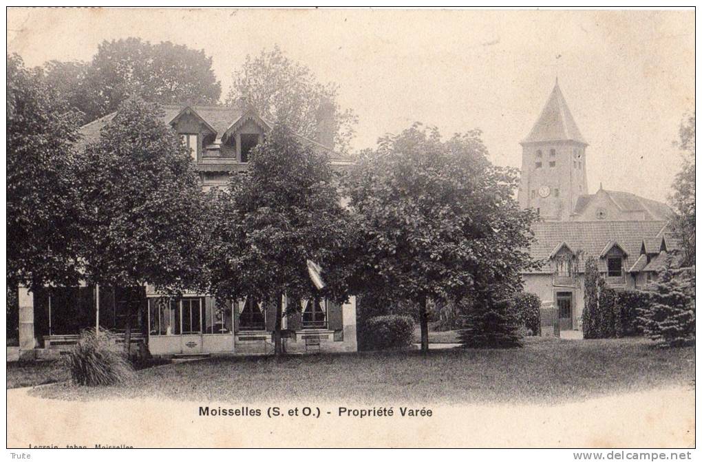 MOISSELLES PROPRIETE VAREE - Moisselles