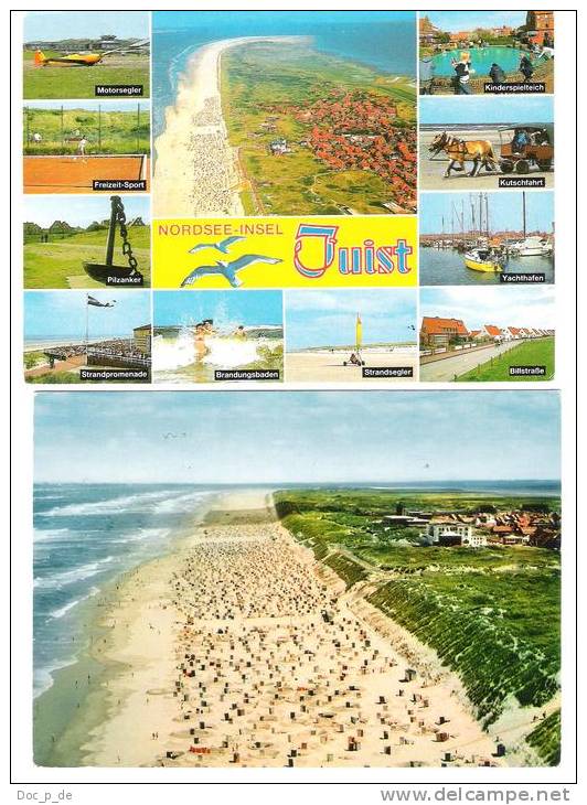 Deutschland - 2 AK Set Juist - Nordsee - Juist