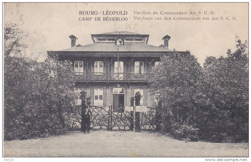 Leopoldsburg - Bourg- Leopold -  Camp De Beverloo  "Pavillon Du Commandant Des B.C.M." - Leopoldsburg