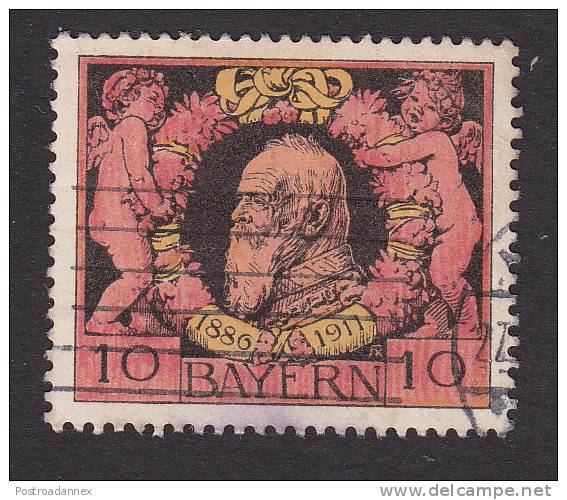 Bavaria, Scott #93, Used, Prince Regent Luitpold, Issued 1911 - Other & Unclassified