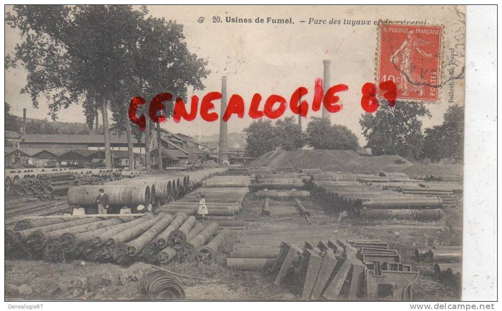 47 - FUMEL - USINES DE FUMEL- PARC DES TUYAUX ET DU MINERAI - Autres & Non Classés