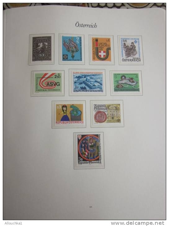 Autriche Osterreich 16 Pages 126 Timbres Stamps Neuf MNH ** Avec Feuilles De Type MOCK Faire Défiler 17 Pages Ci-dessous - Verzamelingen