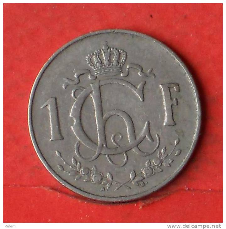 LUXEMBOURG  1  FRANC  1955   KM# 46,2  -    (Nº01661) - Luxembourg