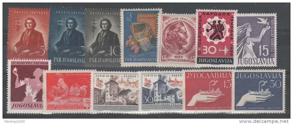 Yougoslavie - Petit Lot ** 1949-57   (g4129) - Verzamelingen & Reeksen